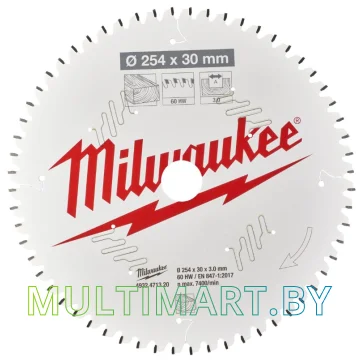 Пильный диск Milwaukee 4932471320